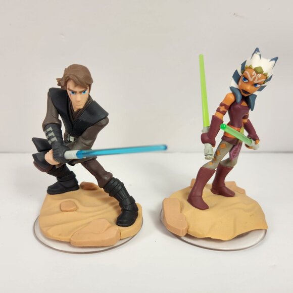 Disney Infinity 3.0 Star Wars Anakin and Ahsoka Tano Figures - Picture 1 of 2